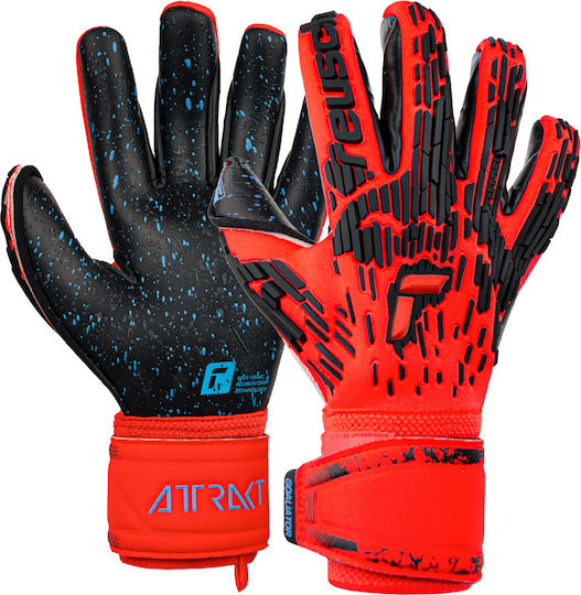 Reusch Attrakt Freegel Mănuși portar Adulți Roșii Fuzion Goaliator