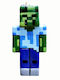 Easter Candle Minecraft Minecraft 21cm Blue (Miscellaneous Designs) Blue/Green