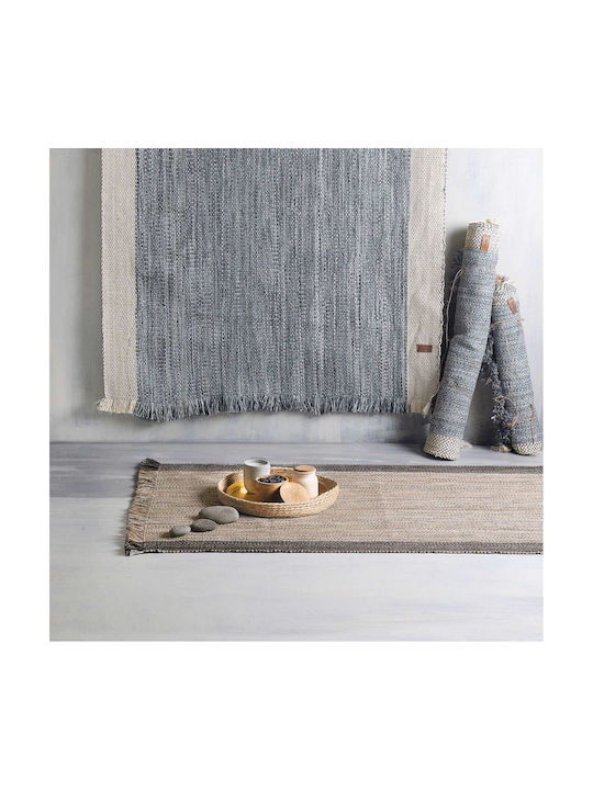 Rythmos Hera Rug Rectangular Summer with Fringes Brown