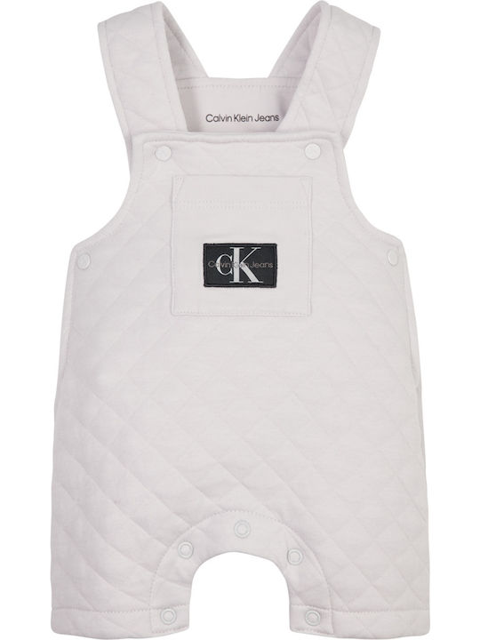 Calvin Klein Бебешко Боди Без ръкави Сив