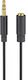 Goobay 3.5mm Jack Cable 3.5mm Male - 3.5mm Female Black 5m With Gold Plated Terminals 97122