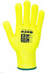 Portwest Pro Cut Liner Safety Glofe Yellow