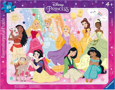 Детски Пъзел Princesses за 4++ Години 40бр Ravensburger