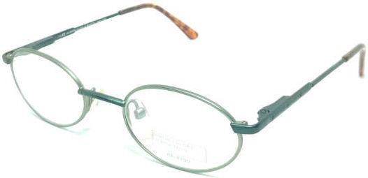 Benetton Kindlich Metallisch Brillenrahmen Grün BEN301 42S