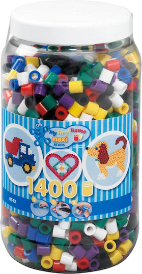 Hama Beads - Maxi Mărgele Artizanale Multicolore 1400buc