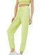 Sweatpants Velvet Yellow