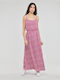 Only Sommer Maxi Kleid Rosa