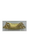 Karvounis Obstschale Keramik Gold 35x16.5x8.5cm