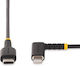 StarTech Angle (90°) USB-C to Lightning Cable Μαύρο 1m (RUSB2CLTMM1MR)