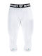 GamePatch Men's Sports Capri Leggings White
