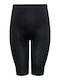 Schulung Frauen Fahrrad Leggings Hochgeschnitten Schwarz