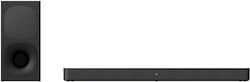 Sony HT-SD40 Soundbar 330W 2.1 cu Subwoofer fără fir și Control la distanță Negru