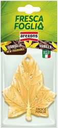 Arexons Car Air Freshener Tab Pendand Fresca Foglia Vanilla