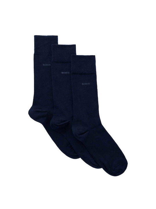 Boss Men's Monochrome Blue Socks 3Pack