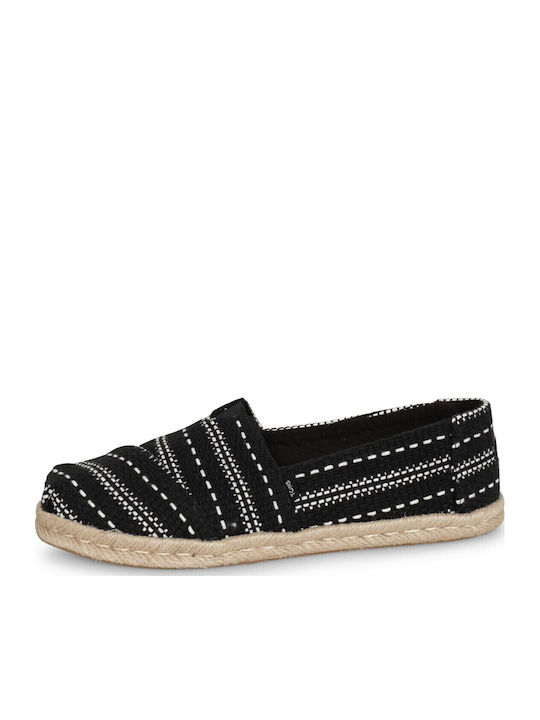 Toms Alpargatas Women's Knitted Espadrilles Black