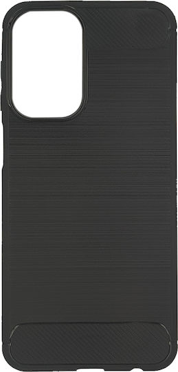 Sonique Brushed Carbon Umschlag Rückseite Silikon / Kunststoff Black (4G / 5G)