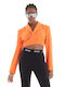 Hugo Boss Amusana Short Women's Double Breasted Blazer Orange