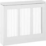 HomCom White Radiator Cover 90x18x84cm 820-284WT