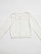 Εβίτα Girls Cardigan with Buttons White