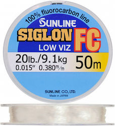 Sunline Siglon FC Fluorocarbon Fishing Line 50m 0.38mm