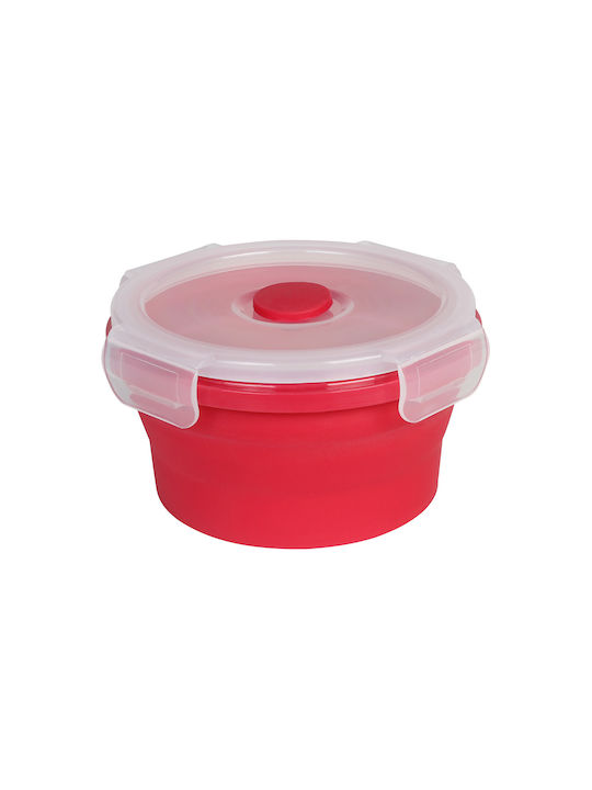 Keskor Cutie pentru Mâncare Plastic Roșu 390ml 1buc