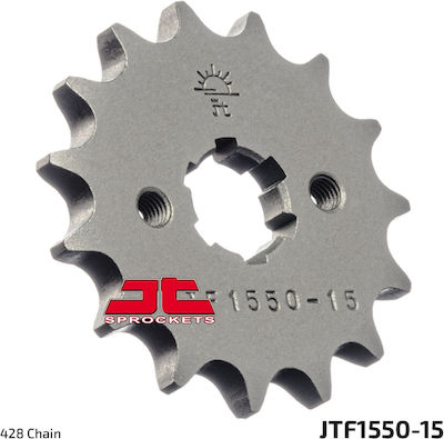 JT Sprockets Γρανάζι Μπροστά 15 Δοντιών για Yamaha Crypton-X 135 / MT-125 / YZF 125 R