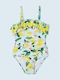 Mayoral Kids Swimwear One-Piece Yellow