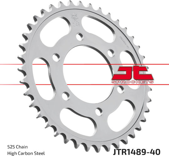 JT Sprockets Заден зъбен колело 40 Зъби за Kawasaki Нинджа ZX - 10 R / Z 1000