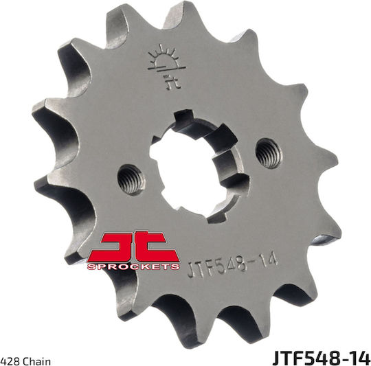 JT Sprockets Front Sprocket 14 Teeth for Yamaha SR / TT / TTR / XT 125 / YBR 125