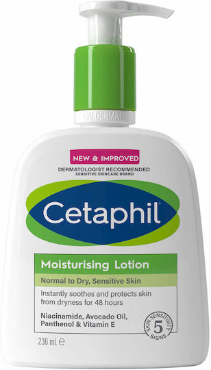 Cetaphil Normal to Dry, Sensitive Skin Moisturizing Lotion Body for Dry & Sensitive Skin 236ml