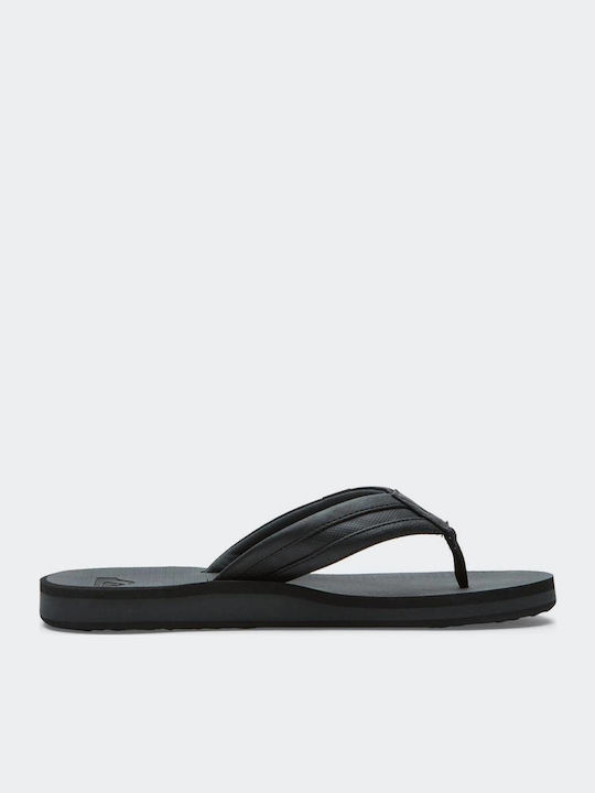 Quiksilver Carver Squish Ανδρικά Flip Flops Μαύρα