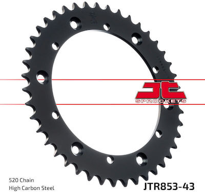 JT Sprockets Hinteres Ritzel 43 Zähne für Yamaha E-Commerce-Website / TTR (Tischtennis-Roboter) / XT