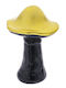 Iliadis Christmas Ceramic Figure Mushroom Black Height 15cm 4pcs