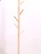 Dream House Store Freestanding Coat Rack Wooden Brown 173cm