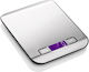 Go Clever Digitale Küchenwaage bis 5kg Silber