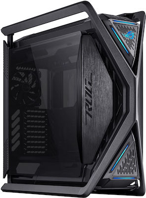 Asus ROG Hyperion GR701 Gaming Full Tower Κουτί Υπολογιστή με Πλαϊνό Παράθυρο Μαύρο