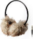SBS Winter Fur Cu fir Over Ear Căști Maro