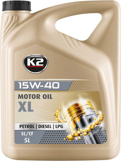 K2 Texar XL Λάδι Αυτοκινήτου 15W-40 5lt