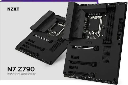NZXT N7 Z790 Matte Black Wi-Fi Placă de bază ATX cu Intel 1700 Socket