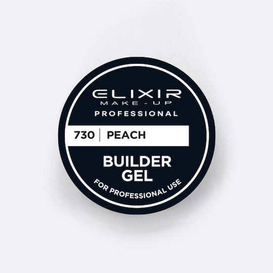 Elixir 730 Builder Gel Νυχιών Peach 30gr