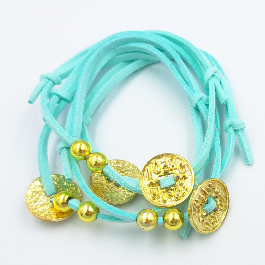 Kymi Christening Charm Bracelet Heracles Η030 Turquoise 50pcs | Skroutz.cy