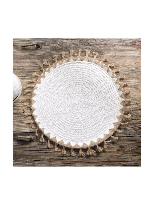 Rythmos Fabric Placemat White