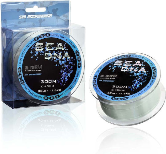 Sim Engineering Sea DNA Πετονιά Ψαρέματος Πράσινη 300m / 0.35mm