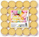 Teelichter French Macaroon Duftend in Gelb Farbe (bis zu 4 Brennstunden ) 25Stück