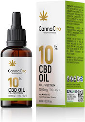 CannaOro Full Spectrum With Mastic Oil Έλαιο Κάνναβης σε Σταγόνες 1000mg με 10% CBD 10ml