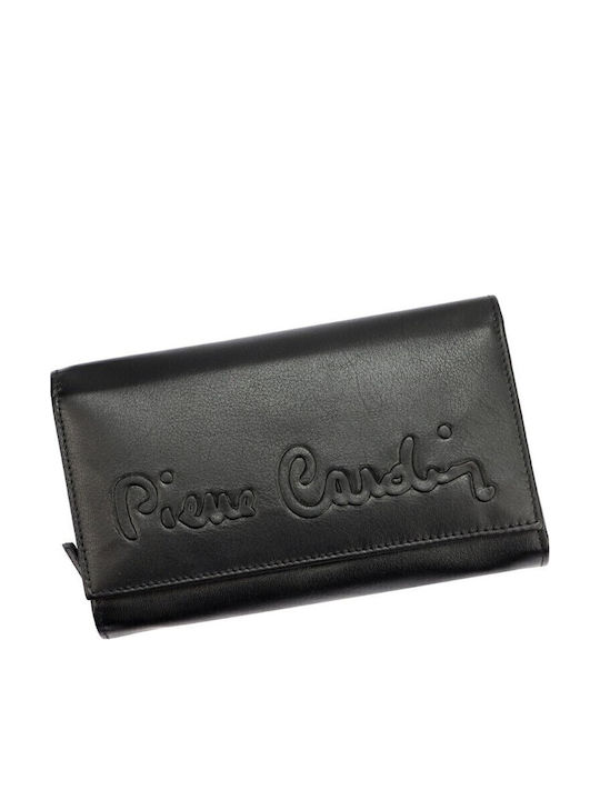 Large Leather Women's Wallet Classic Black
