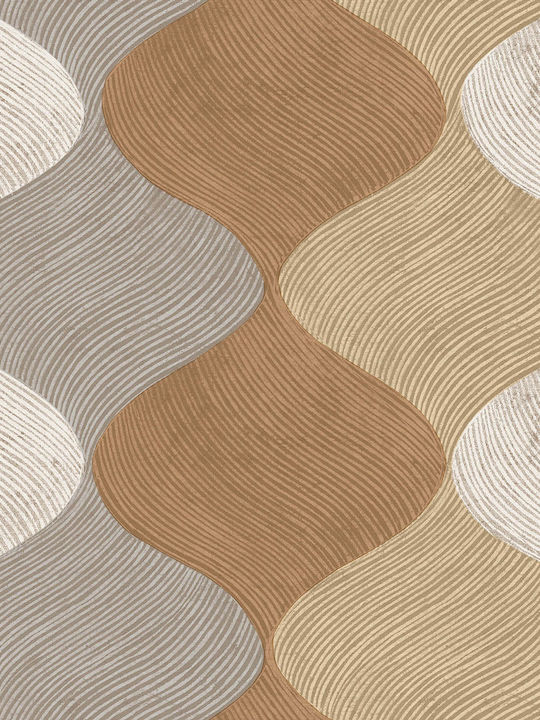 Wallpaper Vinyl Beige L1005xW53cm