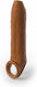 Pipedream Fantasy E-Tensions Elite Προέκταση Πέους Uncut Caramel 17.8cm