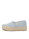 Valencia Platform Women's Espadrilles Light Blue