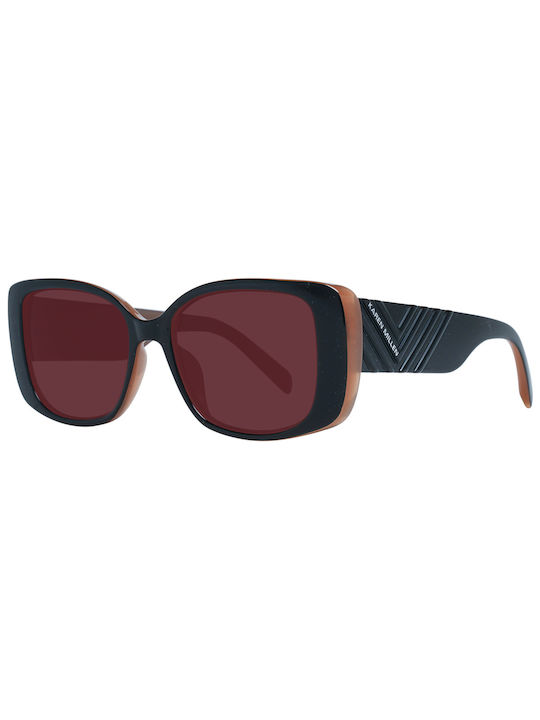 Karen Millen Sunglasses Μαύρα with Acetate Frame & Red Lens Karen Millen Sunglasses Μαύρα with Acetate Frame & Red Lens